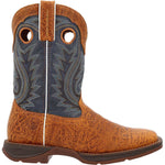 Durango Rustic Tan Navy Western Boot Size 7.5(M)