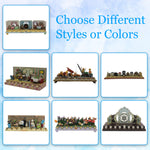 Majestic Giftware Ceramic Chanukah Candles - Butterfly & Floral Menorah (RM-MEN24) | Fits Standard Candles | Durable & Long-Lasting Quality | Hanukkah Menorah (12" x 4" x 4")