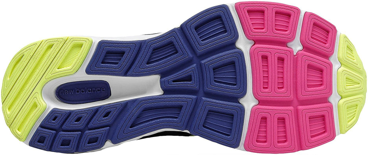 New Balance Women's 680v6, Black/Peony, 6.5 Medium