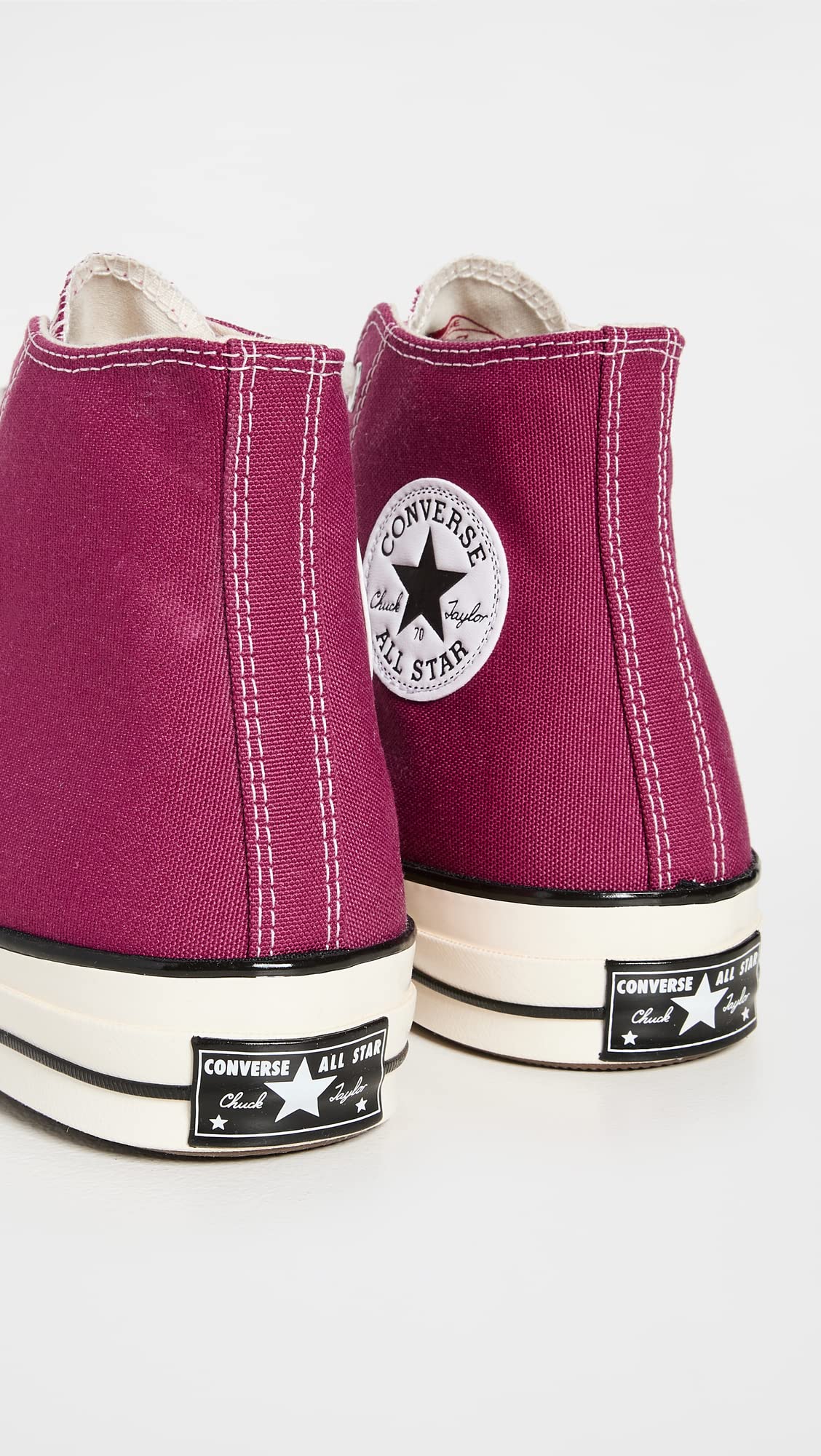 Converse Men's Chuck 70 Recycled Canvas Sneakers, Hibiscus, Pink, 12 Medium US