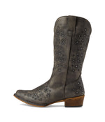 ROPER Ladies Riley Bouquet SnipToe Boot 10 Black