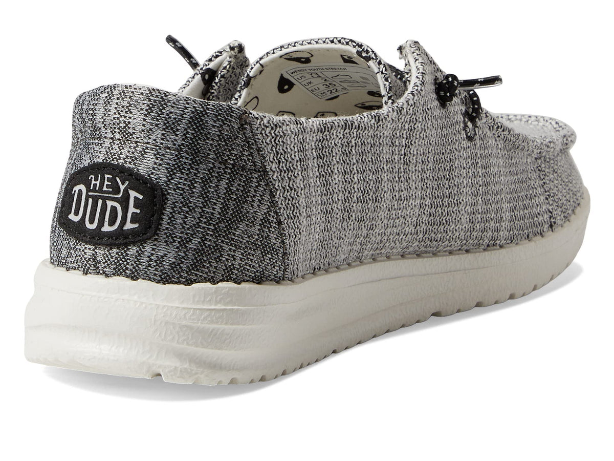Hey Dude Wendy Stretch Loafers for Little and Big Kids with Low-Top Silhouette and Lace-Up Closure Yin Yang 2 Little Kid M