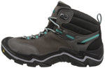 KEEN Women's Laurel Mid Height Leather Waterproof Trail Runner 6.5 Steel Grey/Baltic