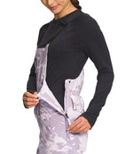 THE NORTH FACE Freedom Bib Pant - Women's Lavender Fog Tonal Mountainscape Print, S/Short