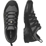 Salomon Men's X BRAZE Hiking Shoes for Men, Pewter / Black / Feather Gray,8.5