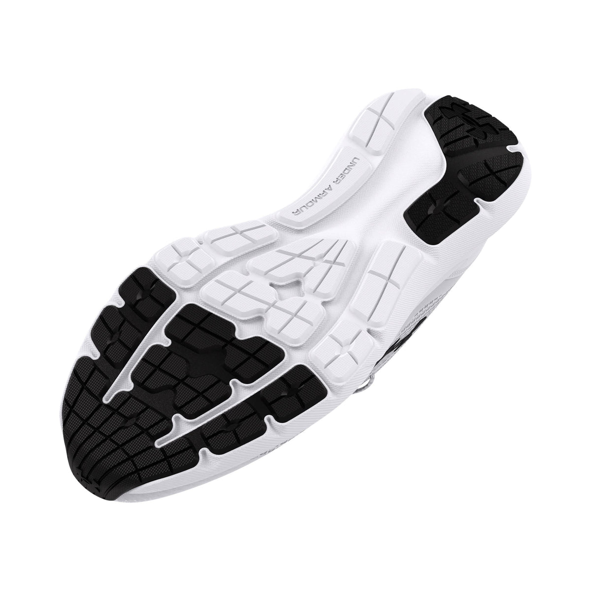 Under Armour Women's Surge 3 Running Shoe, White (100)/Black, 9