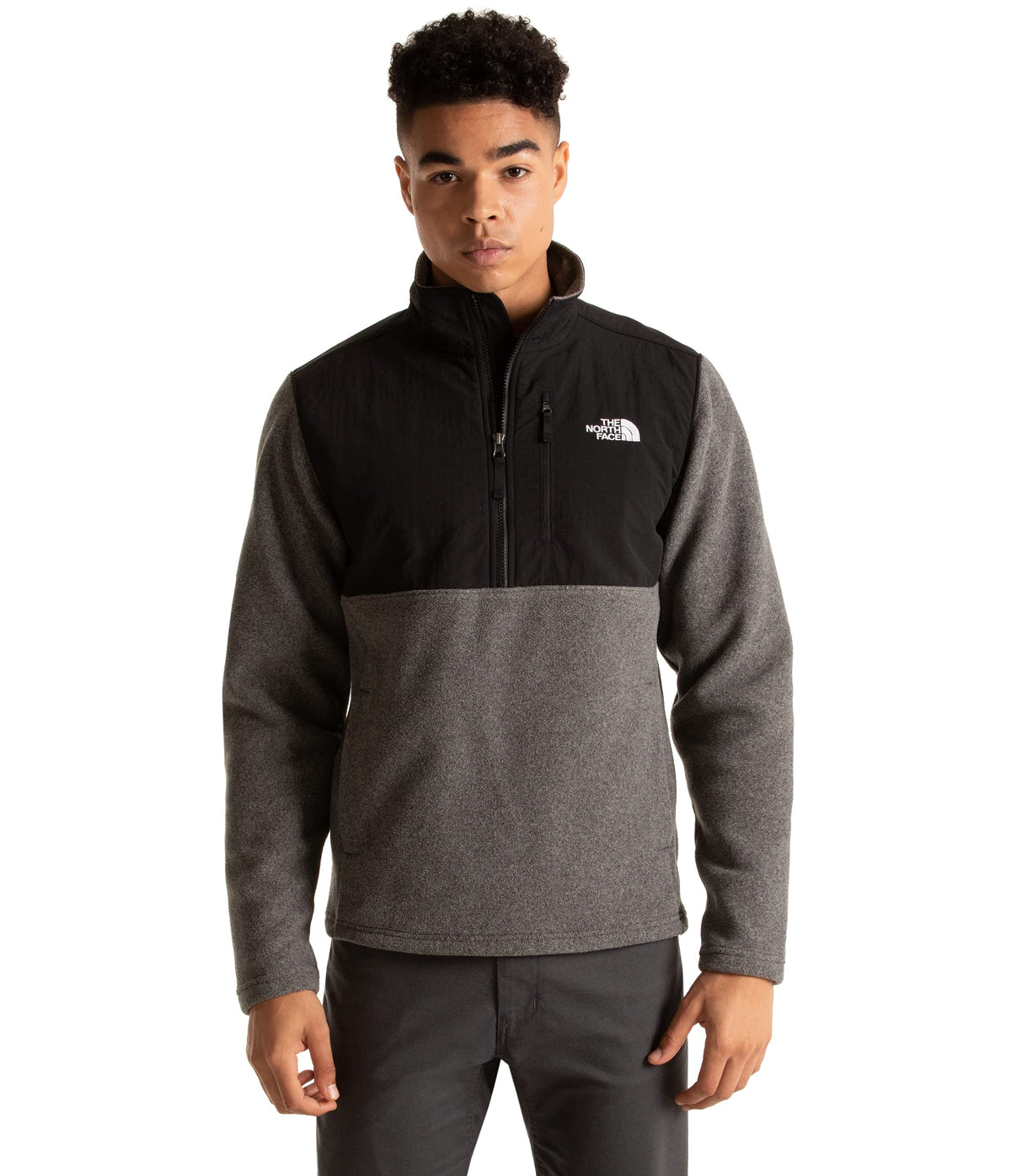 THE NORTH FACE Men's Sun Rise Quarter Zip Sweatshirt 3X Tnf Black Heather
