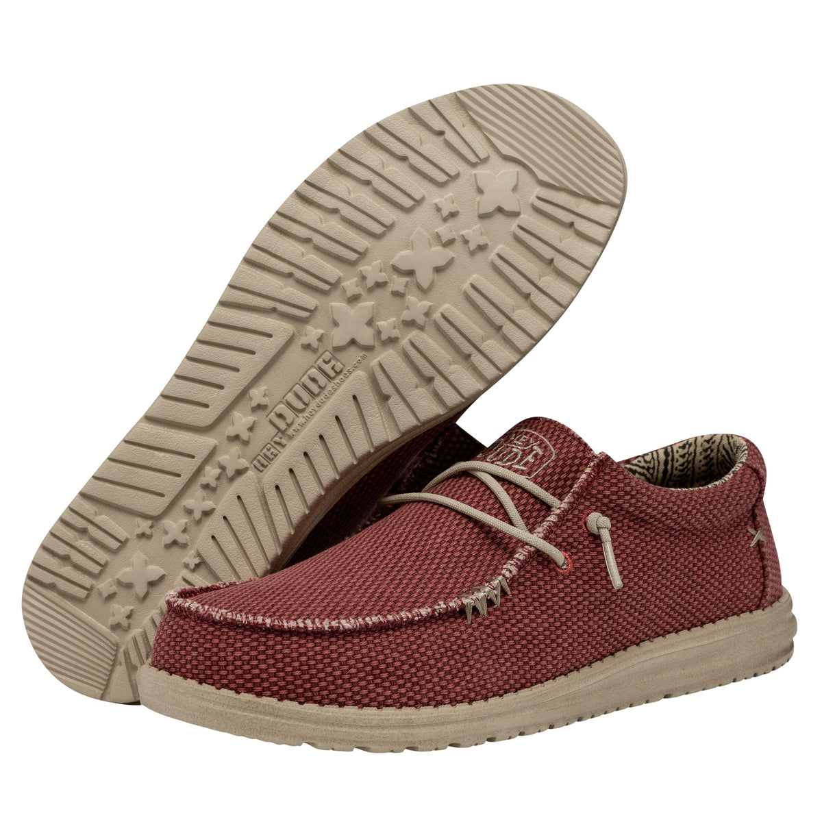 HEYDUDE Wally Braided - Pompeian Red