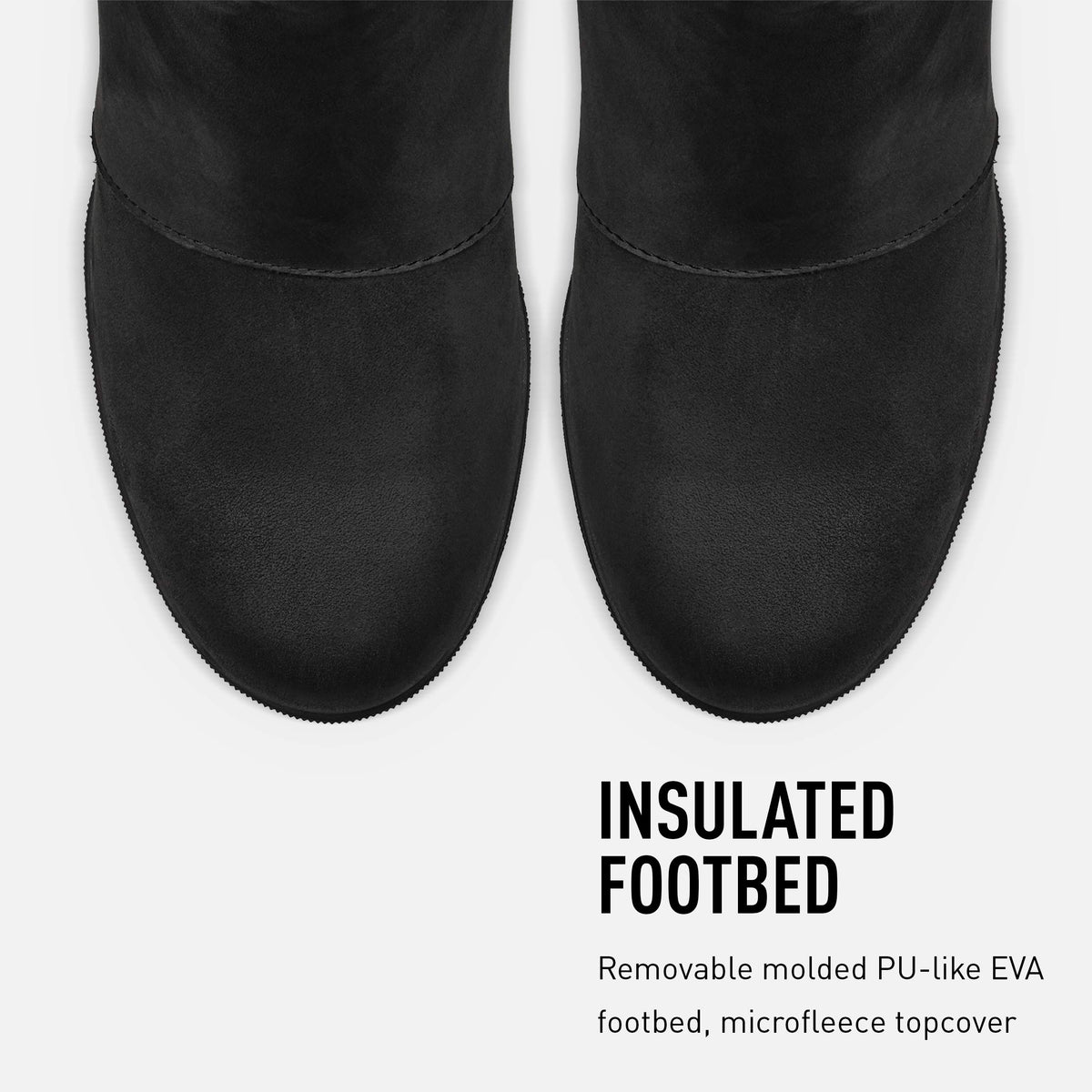 Sorel Women's Joan of Arctic Wedge II Chelsea Boot - Light Rain - Waterproof - Black - Size 11