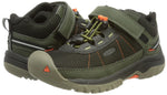KEEN Unisex-Child Targhee Sport Breathable Easy on Lightweight Hiking Shoes 3 Big Kid Olive Drab/Safety Orange