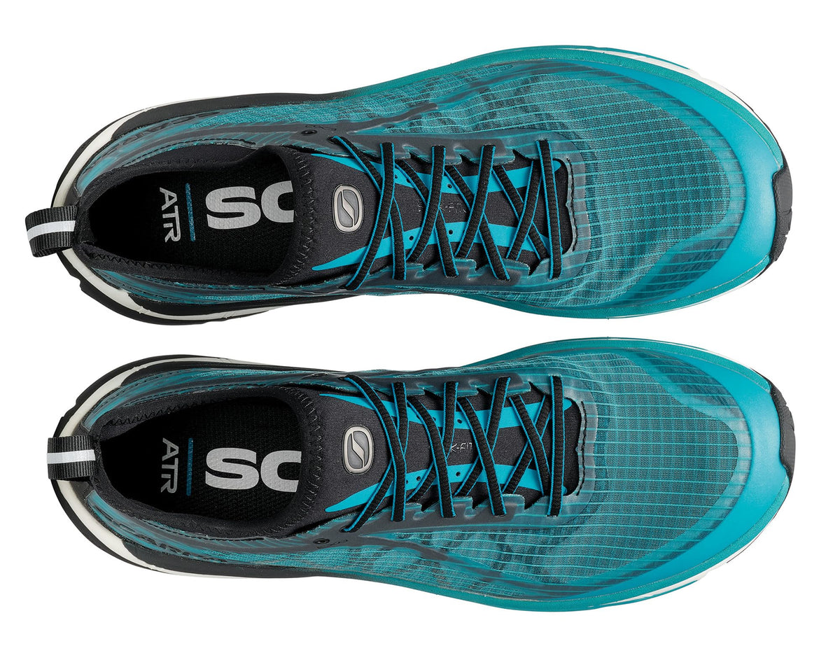 SCARPA Men's Golden Gate ATR Trail Shoes for Hiking and Trail Running - Azure/Black - 10.5