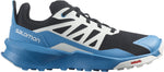 Salomon Kids Patrol Trail Running Shoes, Black/Blithe/White, 3 Big Kid