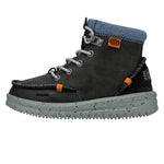 Hey Dude Bradley Boot Toddler Leather Black Size 7 | Kids Boots | Kids Pull on Boots | Comfortable & Light-Weight