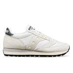 Saucony® Originals Jazz 81 Shoes for Men and Women – Wolverine Suede Upper – Cushioned Sockliner White/Gray Men's 9.5, Women's 11 Medium