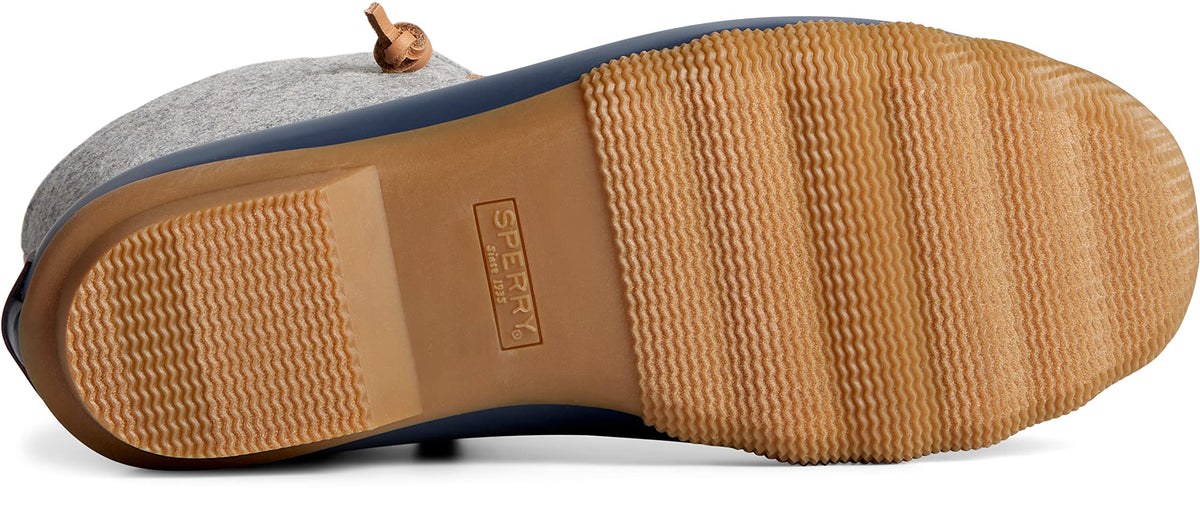 Sperry Women's Saltwater Rain Boot, Grey, 6.5