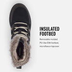 Sorel Women's Snow Winter Boots 10 Black/Dark Stone