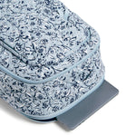 Vera Bradley Women's Cotton Large Travel Backpack Travel Bag, Perennials Gray - Recycled Cotton, One Size