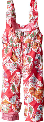 Obermeyer Kids Girl's Snoverall Print Pants (Toddler/Little Kids/Big Kids) 8 Frost Garden Print