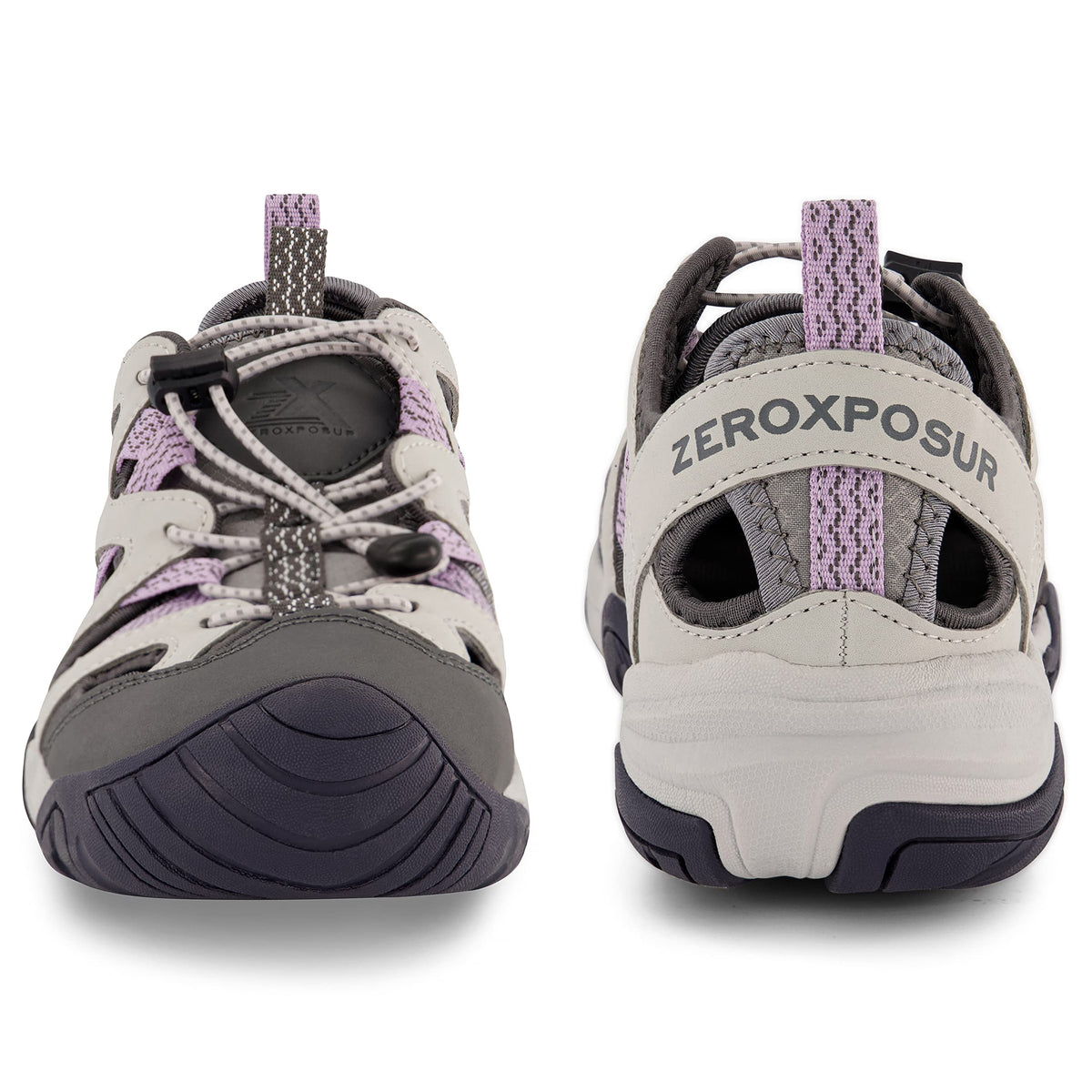 ZeroXposur Womens Umpqua River Sandals - Closed Toe Sandals for Women - Water Sandals for Women (Lilac Hint, 9.5)