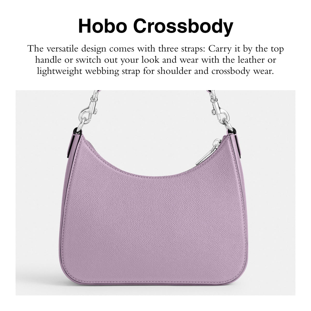 Coach Hobo Crossbody, Soft Purple