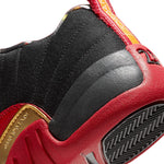 Jordan Air 12 Retro Low SE (Big Kid) Black/Varsity Red/Metallic Gold 5 Big Kid M