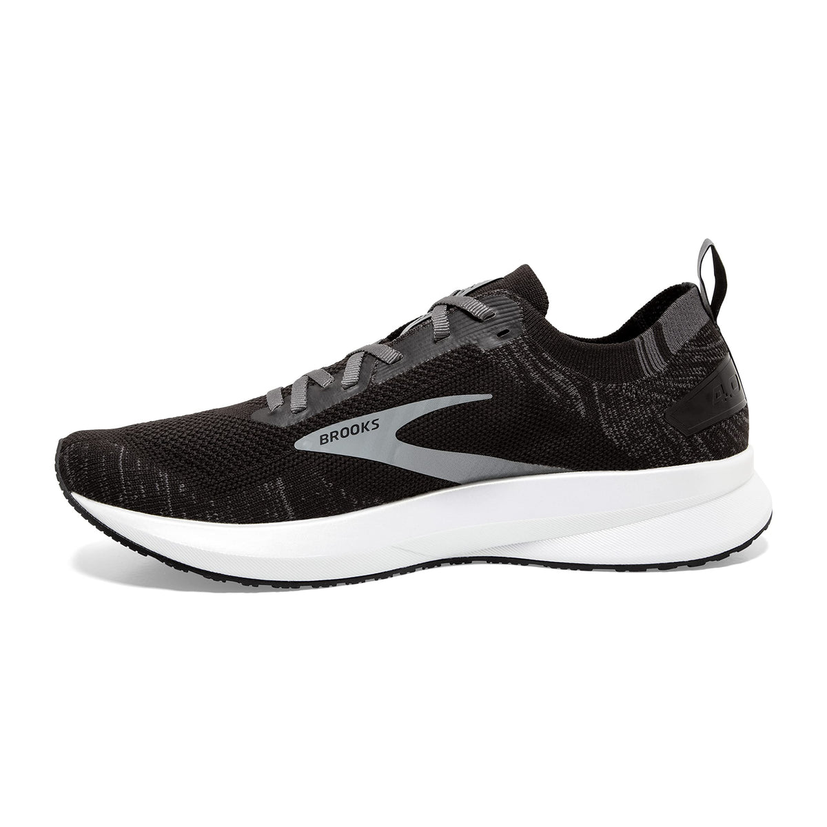 Brooks Men's Levitate 4 Running Shoe - Black/Blackened Pearl/White - 12.5