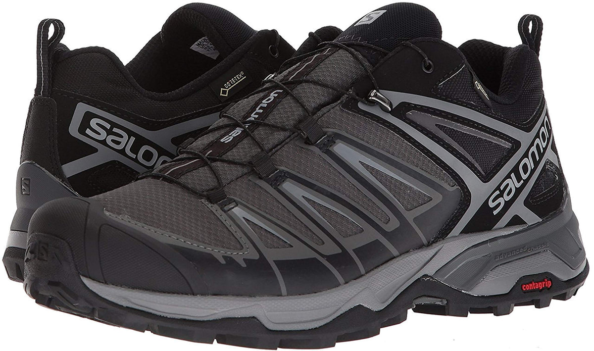 Salomon Men's X Ultra 3 GTX Hiking Shoes, Black/Magnet/Quiet Shade, 8