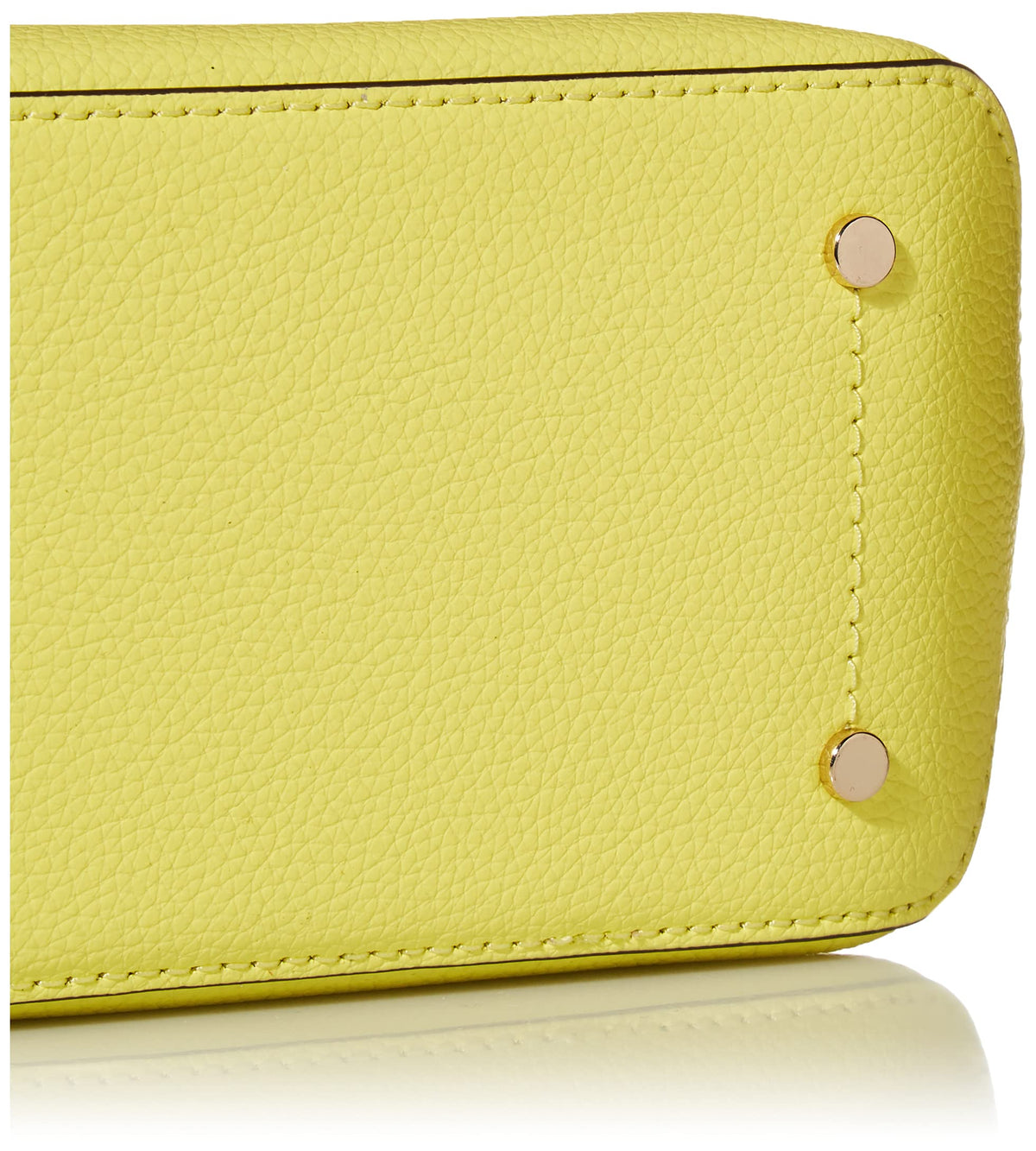 Eva Leather Small Bucket Crossbody Top Handle Shoulder Bag Limelight Yellow