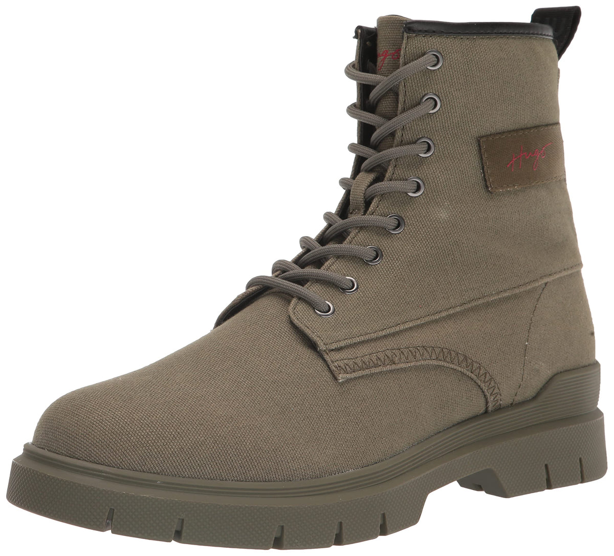 HUGO Womens Boots Industrial Shoe, Truffle Green, 13 US