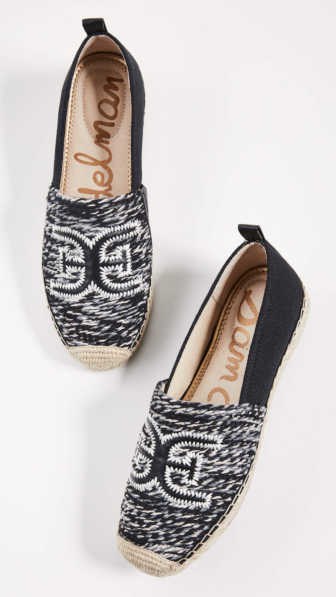 Sam Edelman Women's Khloe 4 Espadrilles, Black Multi, 6.5 Medium US