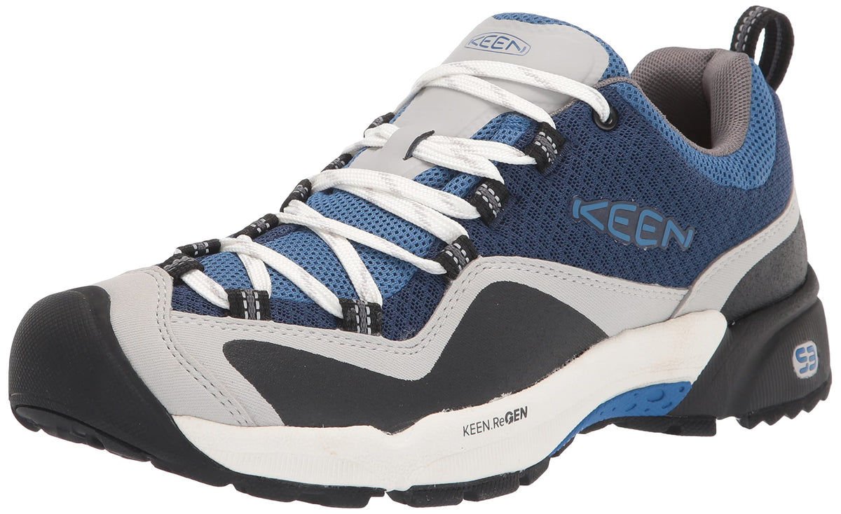 KEEN Men's Wasatch Crest Vent Breathable Hiking Sneakers, Blue, 11.5