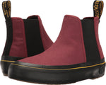 Dr. Martens Women's Phoebe Cherry Red Canvas Boot