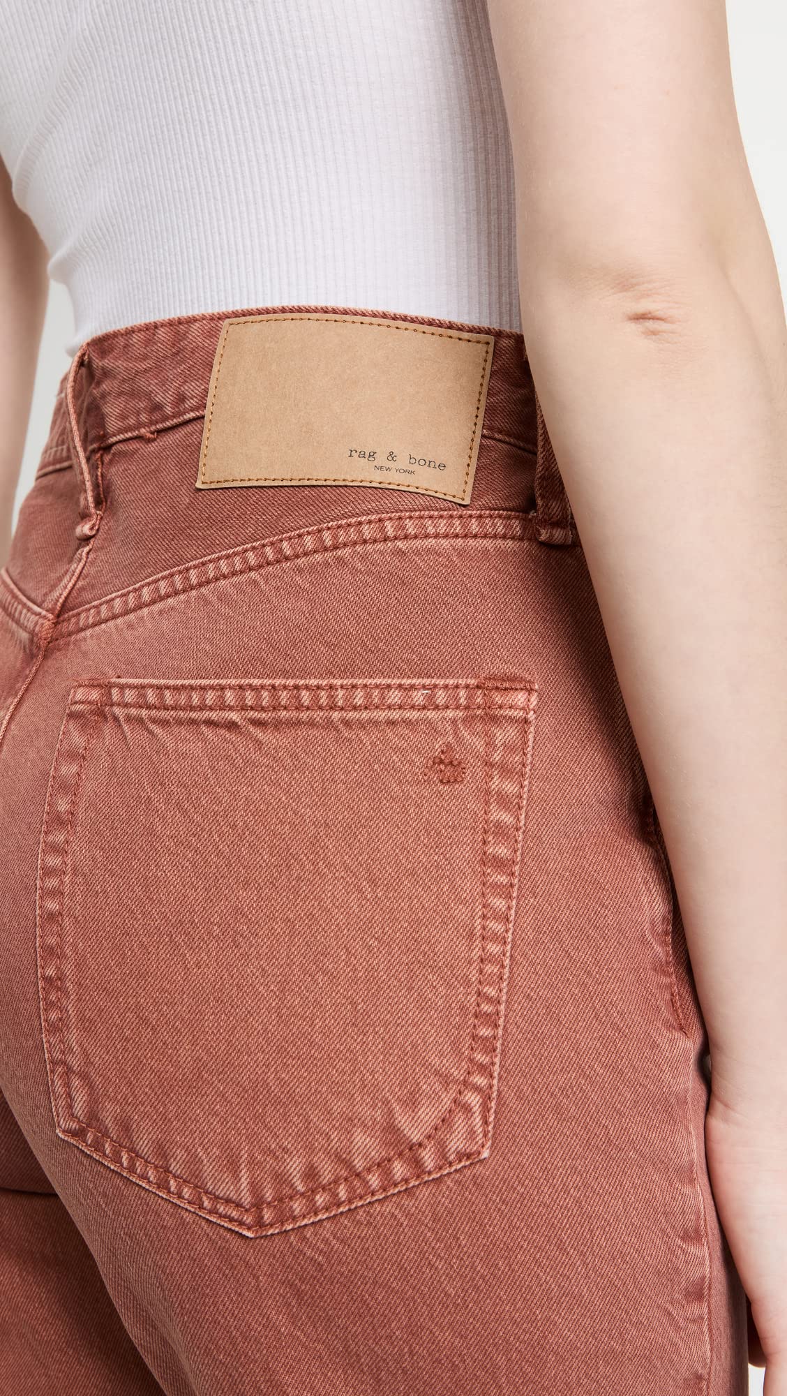 rag & bone Women's Alissa Jeans, Honey Brown, 24