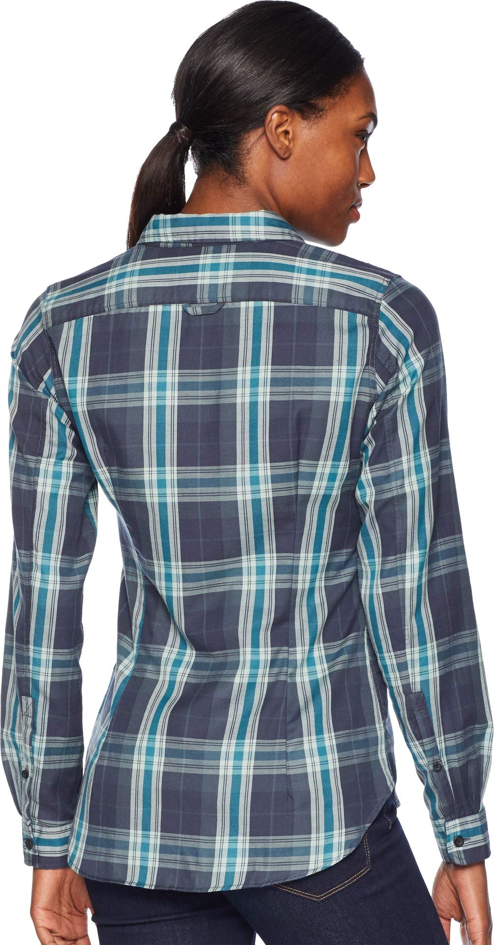 Fjallraven - Women's Ovik Flannel Long Sleeve Shirt, Navy, XL