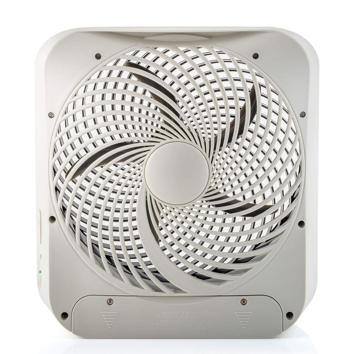 Treva 10-Inch Portable Fan, Powered by Battery and/or AC Adapter - Desk Fan Air Circulating with 2 Cooling Speeds for Personal and Travel Use (Black)