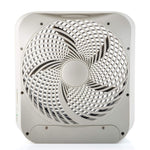 Treva 10-Inch Portable Fan, Powered by Battery and/or AC Adapter - Desk Fan Air Circulating with 2 Cooling Speeds for Personal and Travel Use (Black)