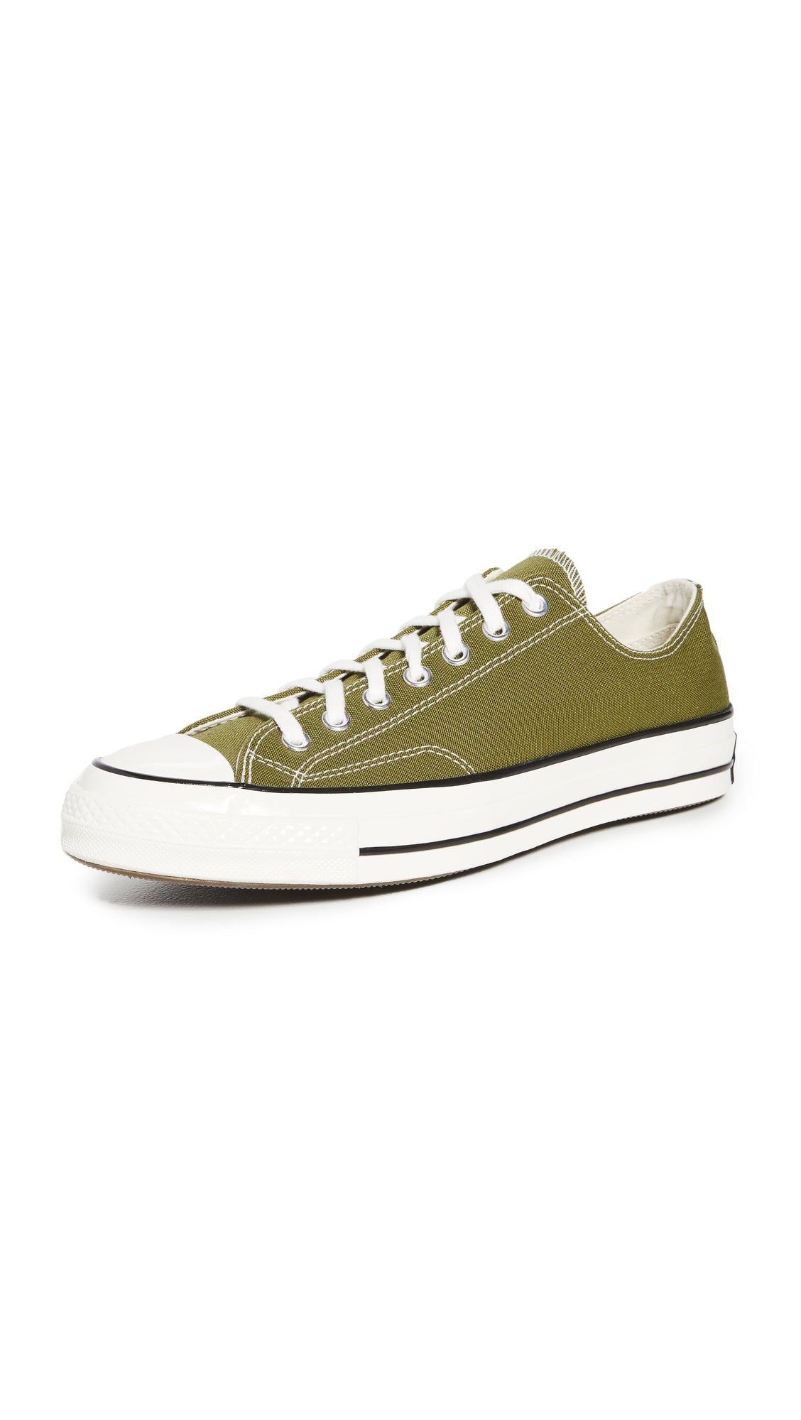 Converse Men's Ox Chuck 70 Sneakers, Dark Moss/Egret/Black, 11 Medium US