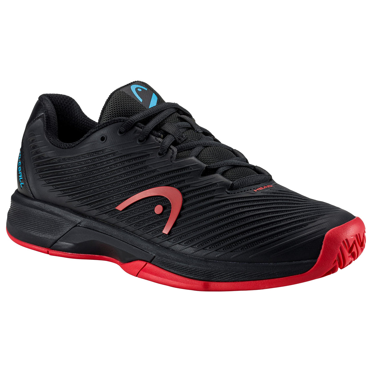 HEAD Men's Revolt Pro Pickleball Shoe, Black/Red, 11