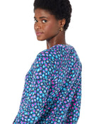 Lilly Pulitzer Beach Comber Long Sleeve Dress for Women - Crew Neckline and Ribbed Cuffs, Stunning and Comfortable Mini Dress Large Seabreeze Blue Low Tide Navy Spotted in the Wild