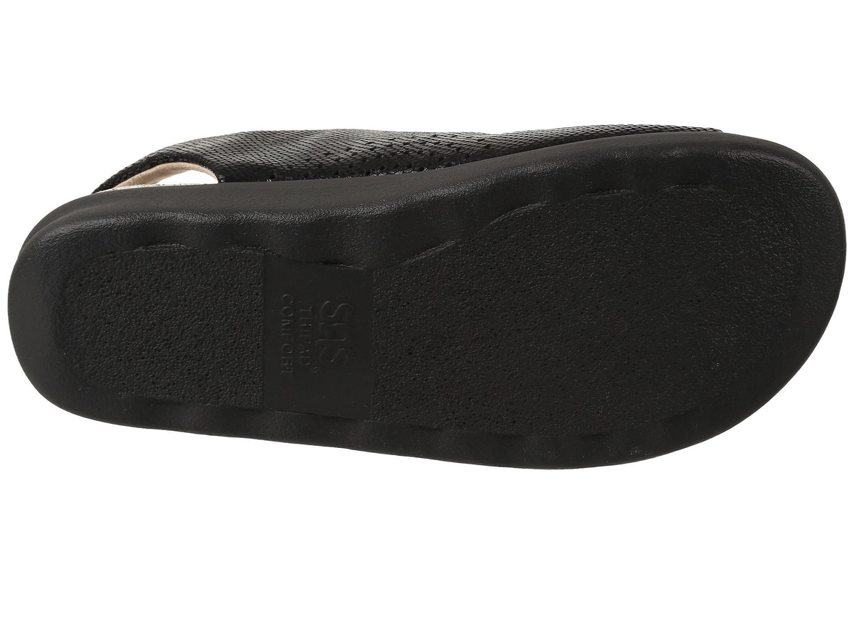SAS Relaxed Comfort Sandal Black Snake 6.5 M (M) (B)