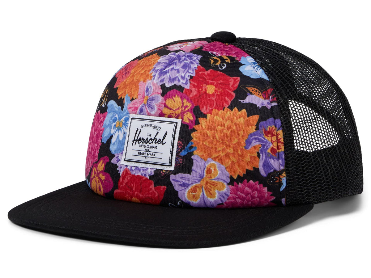 Herschel Supply Co. Whaler Mesh Hat (Little Kids/Big Kids) Animal Flowers One Size