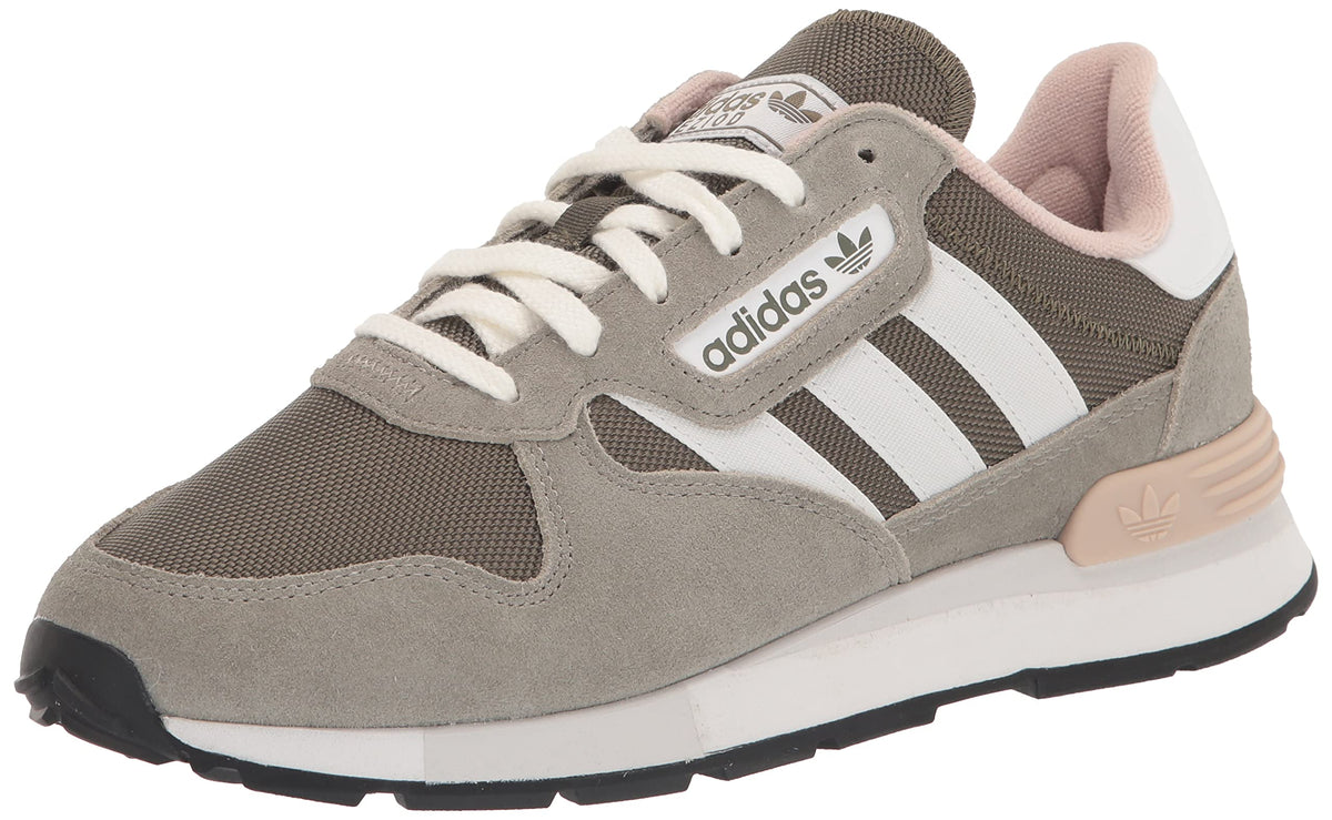 adidas Originals Men's Treziod 2 Sneaker, Olive Strata/White/Silver Pebble, 10.5