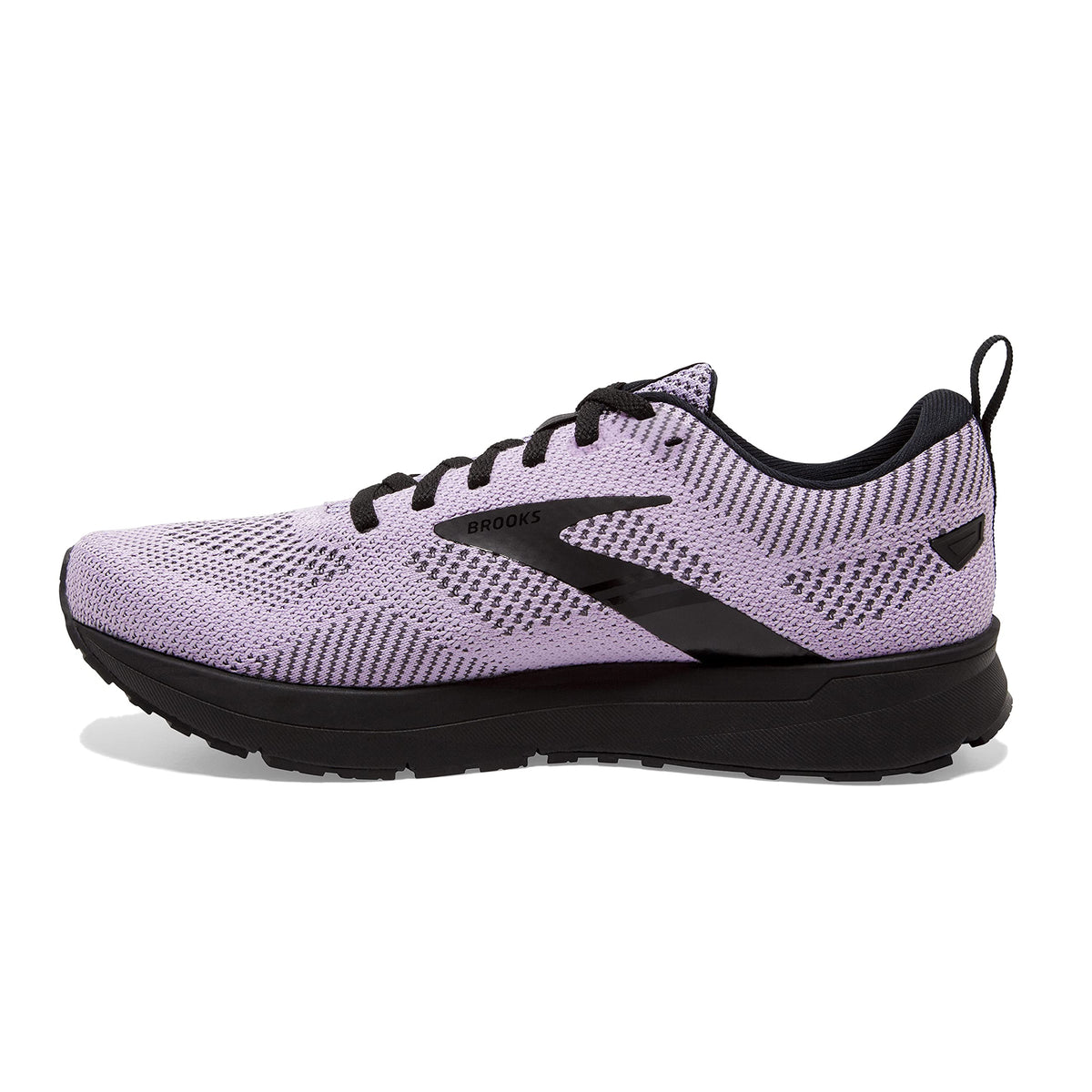 Brooks Women's Revel 5 Neutral Running Shoe - Lilac/Ebony/Black - 10.5