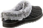 Skechers BOBS Women's Keepsakes - Ice Angel Slipper, Charcoal, 8 M US