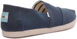 TOMS Mens Alpargata Slip On Casual Shoes - Blue - Size 12 D