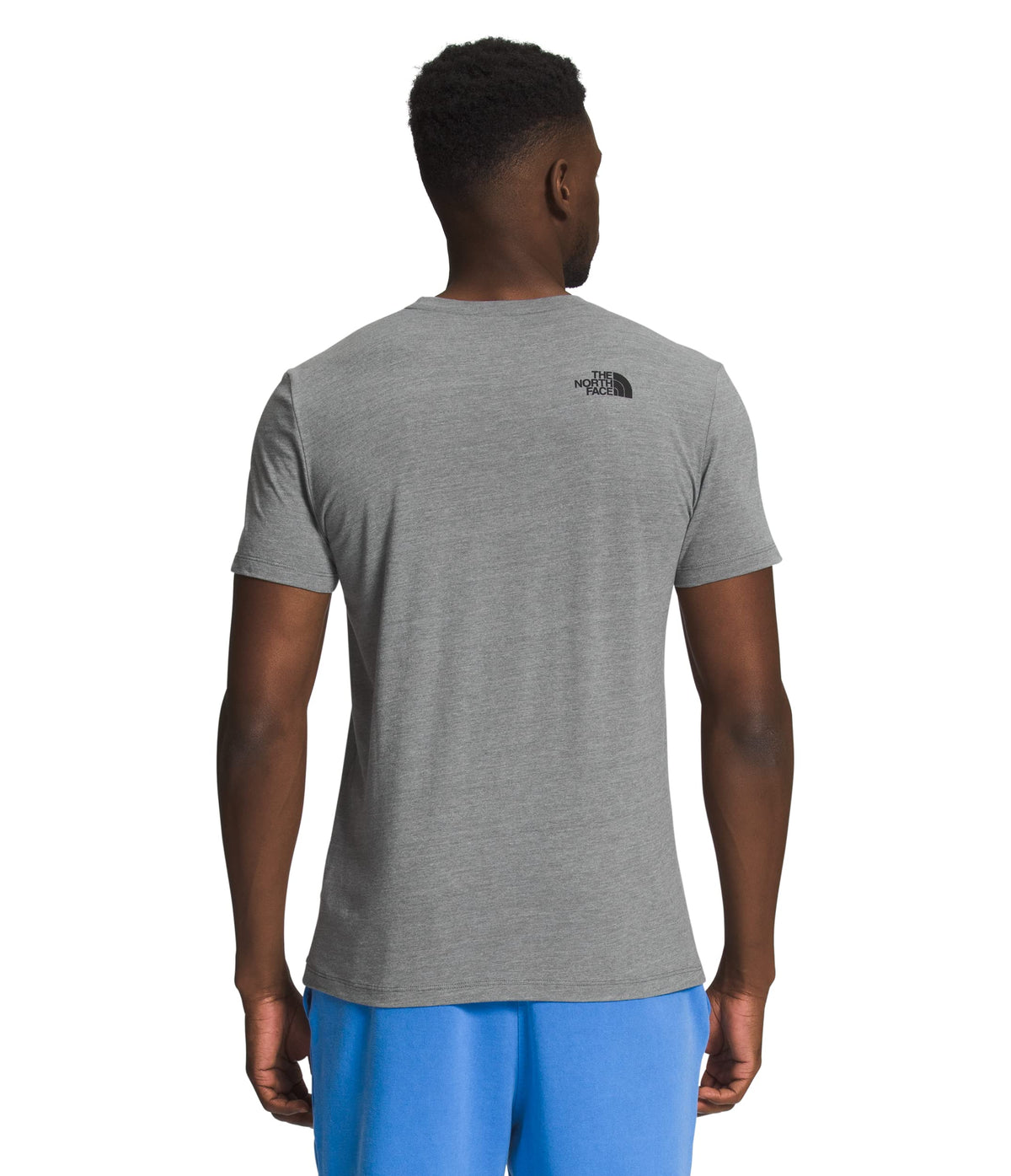 Mens S/S Half Dome Tee - Aviator Navy/TNF White Tnf Medium Grey Heather X-Large