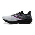 Brooks Women’s Launch 10 Neutral Running Shoe - Black/White/Violet - 6 Wide