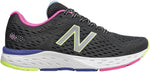 New Balance Women's 680v6, Black/Peony, 6.5 Medium