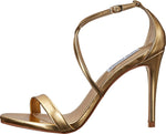 Steve Madden Feliz Heeled Sandal Gold 8.5 M