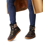 Sorel Women's Joan of Arctic Next Lite Hiker Boot — Blackened Brown, Black — Waterproof Leather & Suede Winter Boots — Size 6
